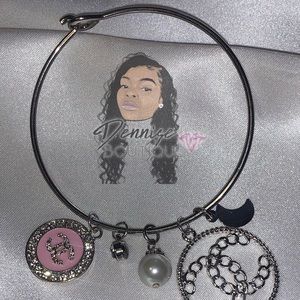 Designer inspired charm bracelet